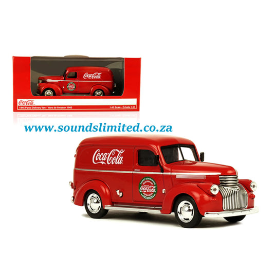 Motor City Classics MCC 1/43 Coca-Cola 1945 Ford Panel Delivery Van 443045
