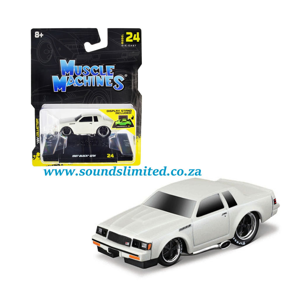 Maisto Muscle Machines 1:64 - 1987 Buick GNX Pearl White 15564 #24