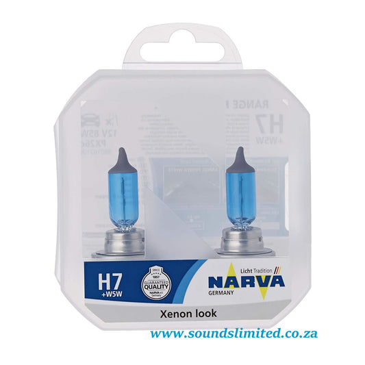 Narva Germany H7 + w5w Range Power White 12v 85w 980162100