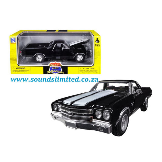 New Ray 71883A 1970 Chevy El Camino SS Black 1/24
