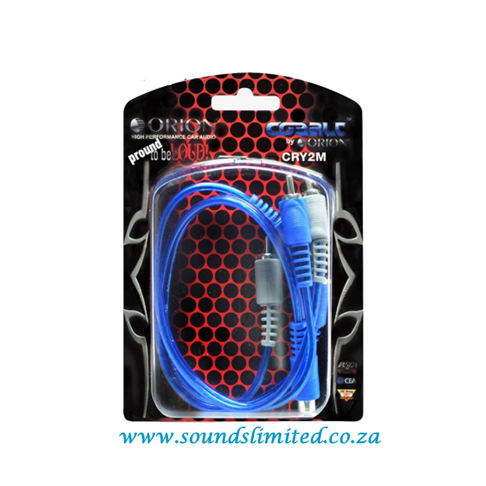 Orion Cobalt CRY2M  Cobalt Orion RCA and Adapter (PAIR)