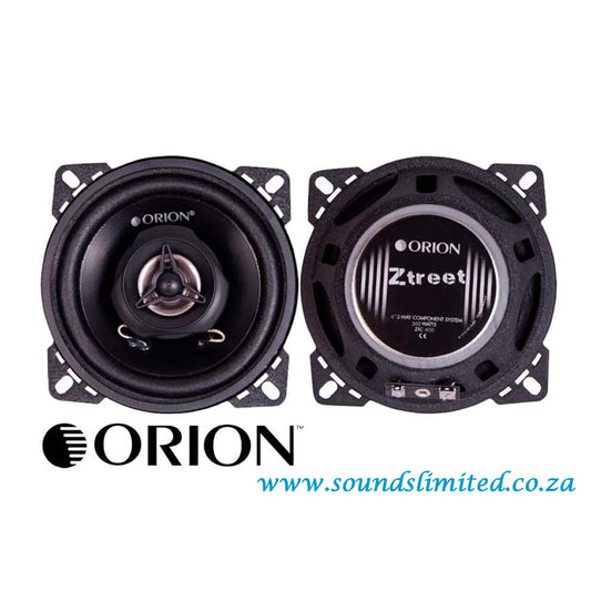 Orion ZTC-400 - 4" ZTREET Coaxial Speaker Set