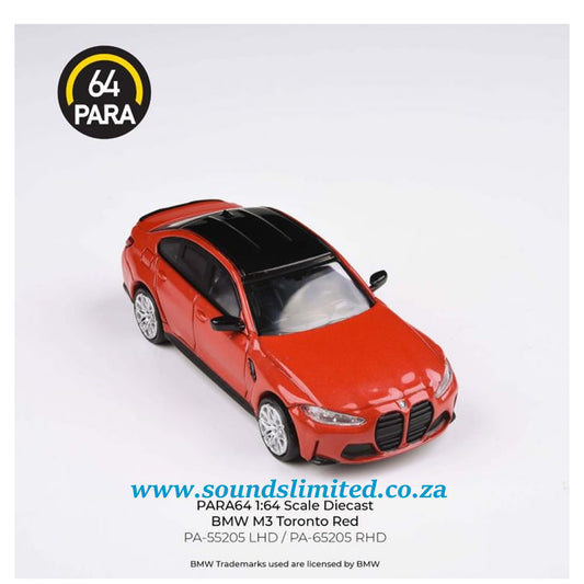 Para64 1/64 BMW M3 G80  Toronto Red - PA-55205