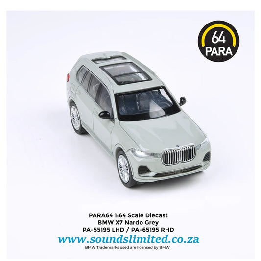 Para64 1/64 Diecast Model Car (RHD) - BMW X7 Nardo Grey - PA-55195