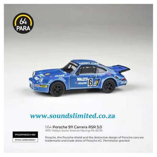 Para64 1/64 Porsche 911 Carrera 3.0 RSR Kremer Racing Wallys Jeans Livery PA-55791