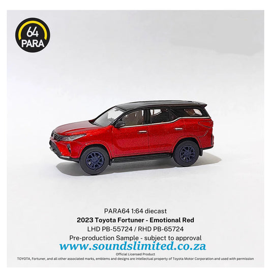Para64 2023 Toyota Fortuner Emotional Red PB-55724