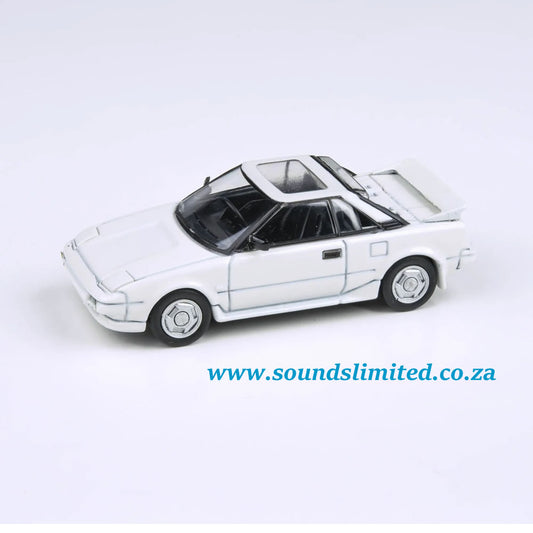 Para64 1/64 1985 Toyota MR2 MK1 Super White - PA-55362