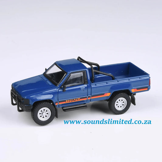 Para64 1/64 1984 Toyota Hilux Single Cab Blue - PA-65522