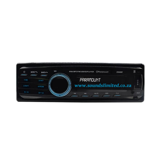 Paramount ZXN20MP Bluetooth USB AUX SD Single Din Media Player