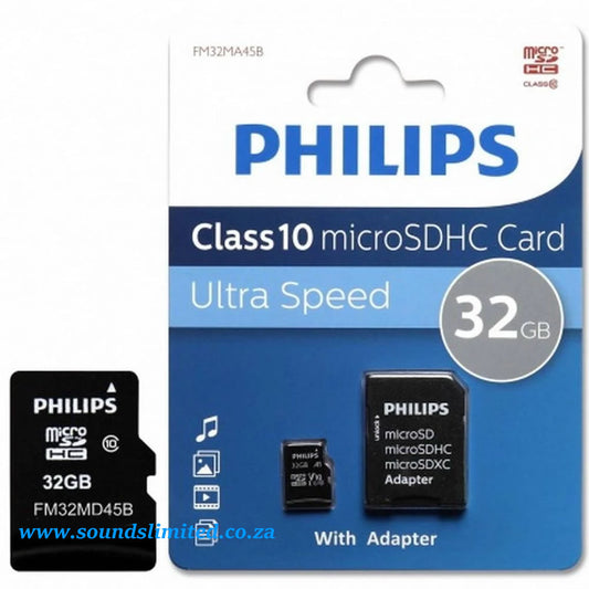 Philips microSDHC 32 GB Class 10 (FM32MA45B/97)