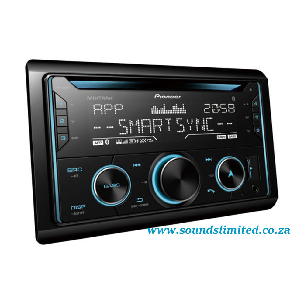 Pioneer FH-S725BT  CD Receiver with Dual Bluetooth, Spotify, USB/AUX & Advanced Smartphone Connectivity.