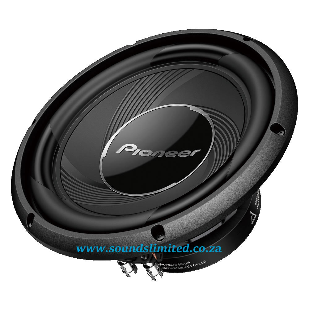 Pioneer TS-A25S4 10″ Single Voice Coil 4 ohm Component Subwoofer 1200w