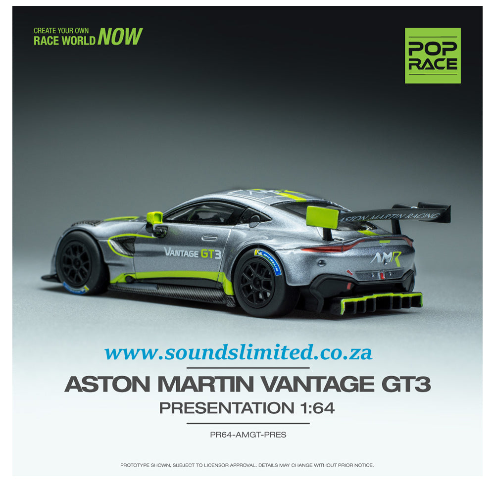 Pop Race 1/64 Aston Martin Vantage GT3 Presentation PR64-89