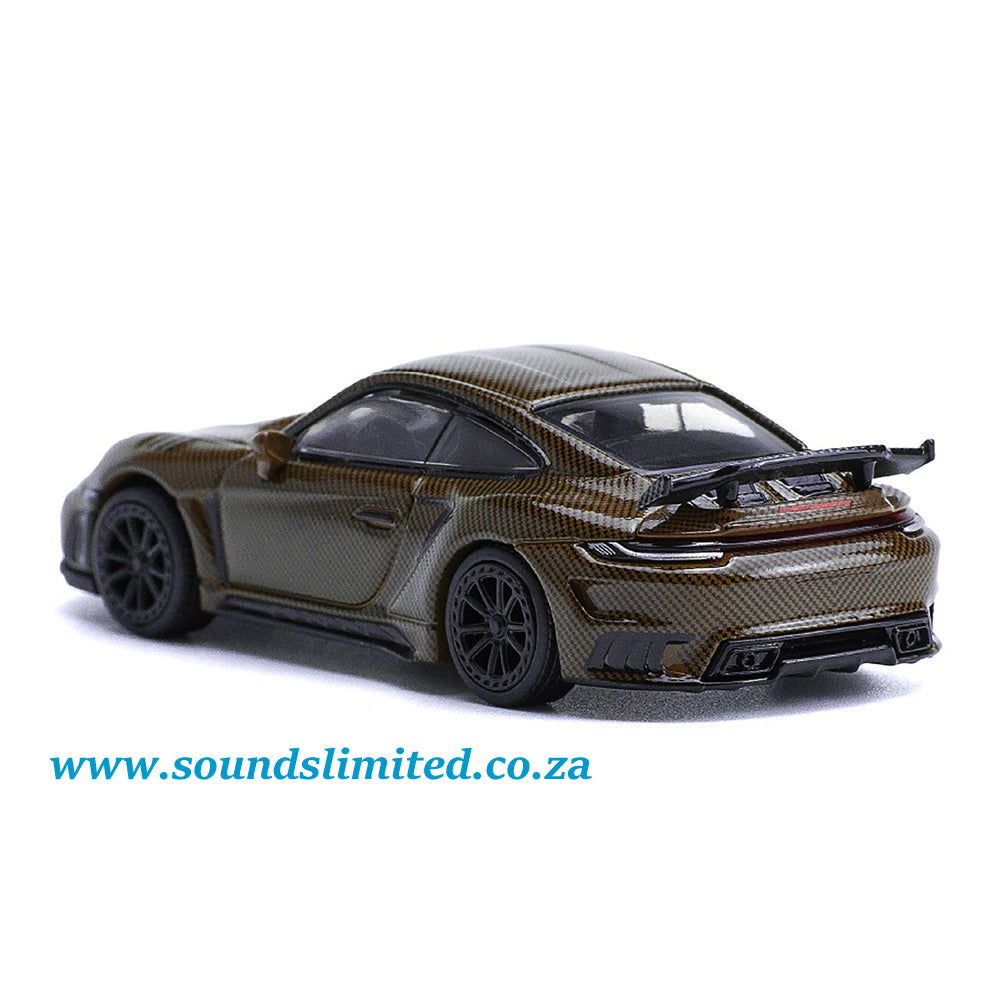 Pop Race 1/64 Porsche 992 Stinger GTR Carbon Brown PR64-49