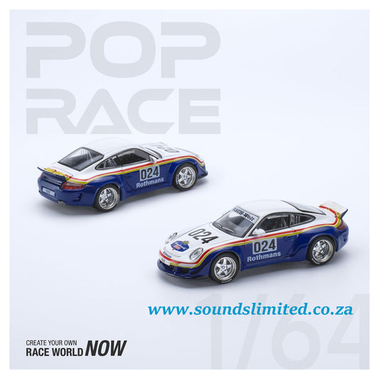 Pop Race 1/64 RWB 997 Red / Blue Rothmans #024 PR64-28