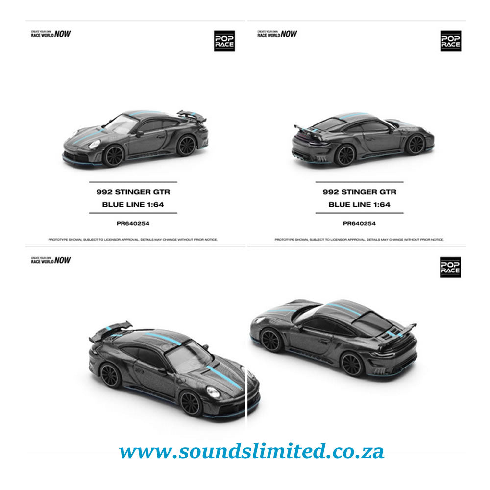 Pop Race 992 Stinger GTR Carbon Edition (Blue Line) PR640254