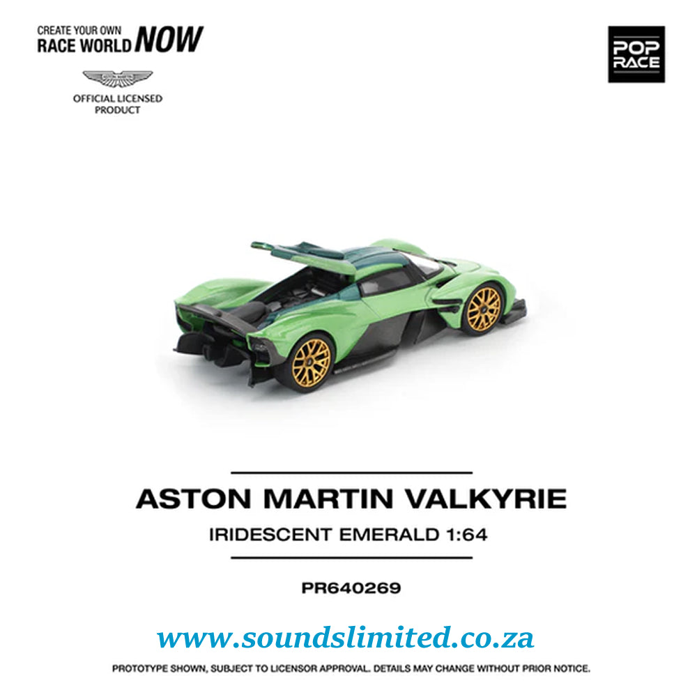 Pop Race Aston Martin Valkyrie Iridescent Emerald PR64-269