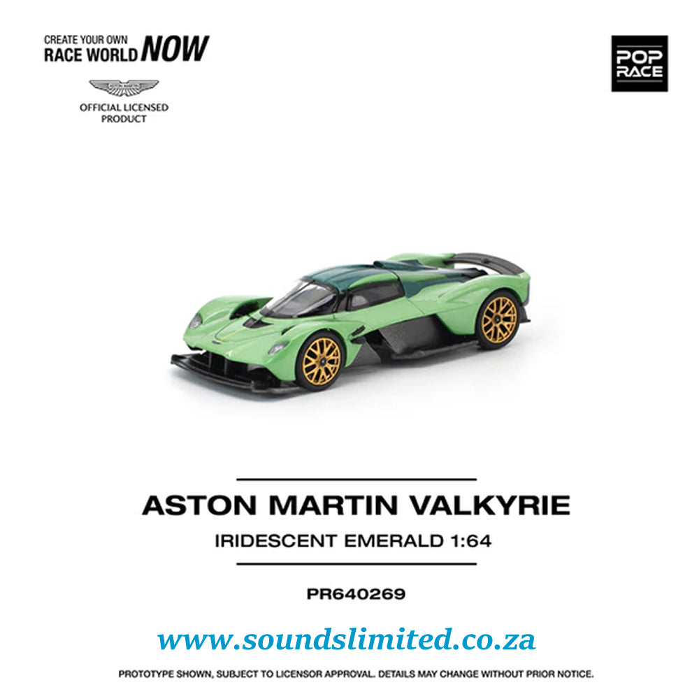 Pop Race Aston Martin Valkyrie Iridescent Emerald PR64-269
