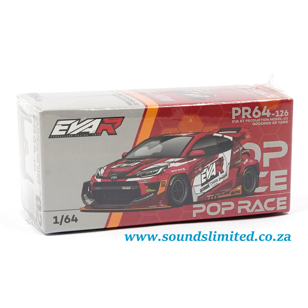 Pop Race EVA RT Production Model-02 Goodride GR Yaris PR64-126