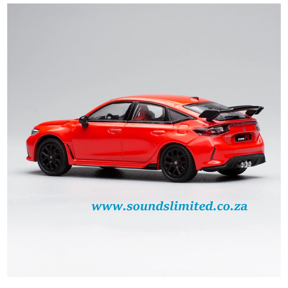 Pop Race Honda Civic Type-R (FL5) Red 1/64 Diecast Model Car PR64-02