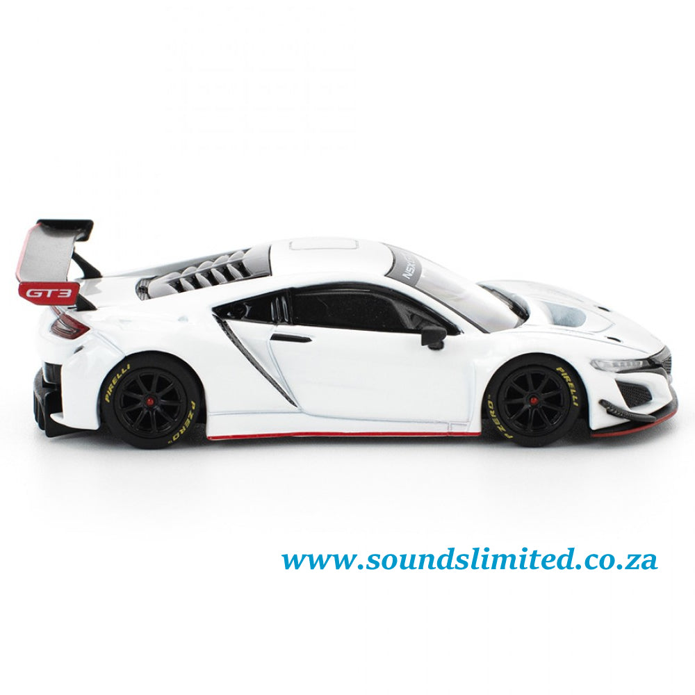 Pop Race Honda NSX GT3 EVO22 White PR64-280