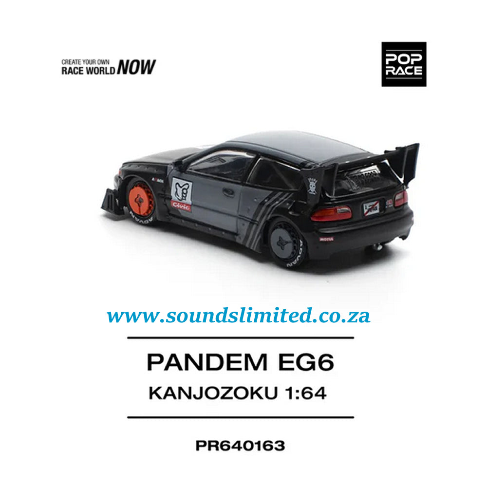 Pop Race Honda Pandem Civic EG6 Kanjozoku PR64-163