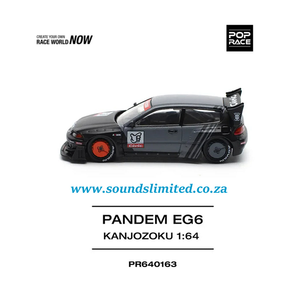 Pop Race Honda Pandem Civic EG6 Kanjozoku PR64-163