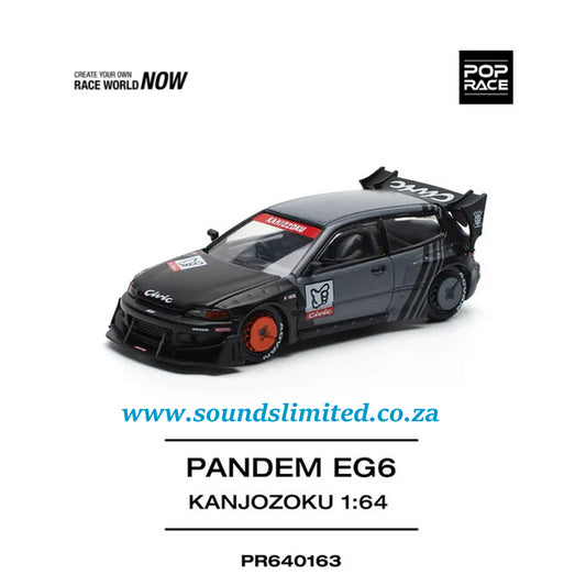 Pop Race Honda Pandem Civic EG6 Kanjozoku PR64-163