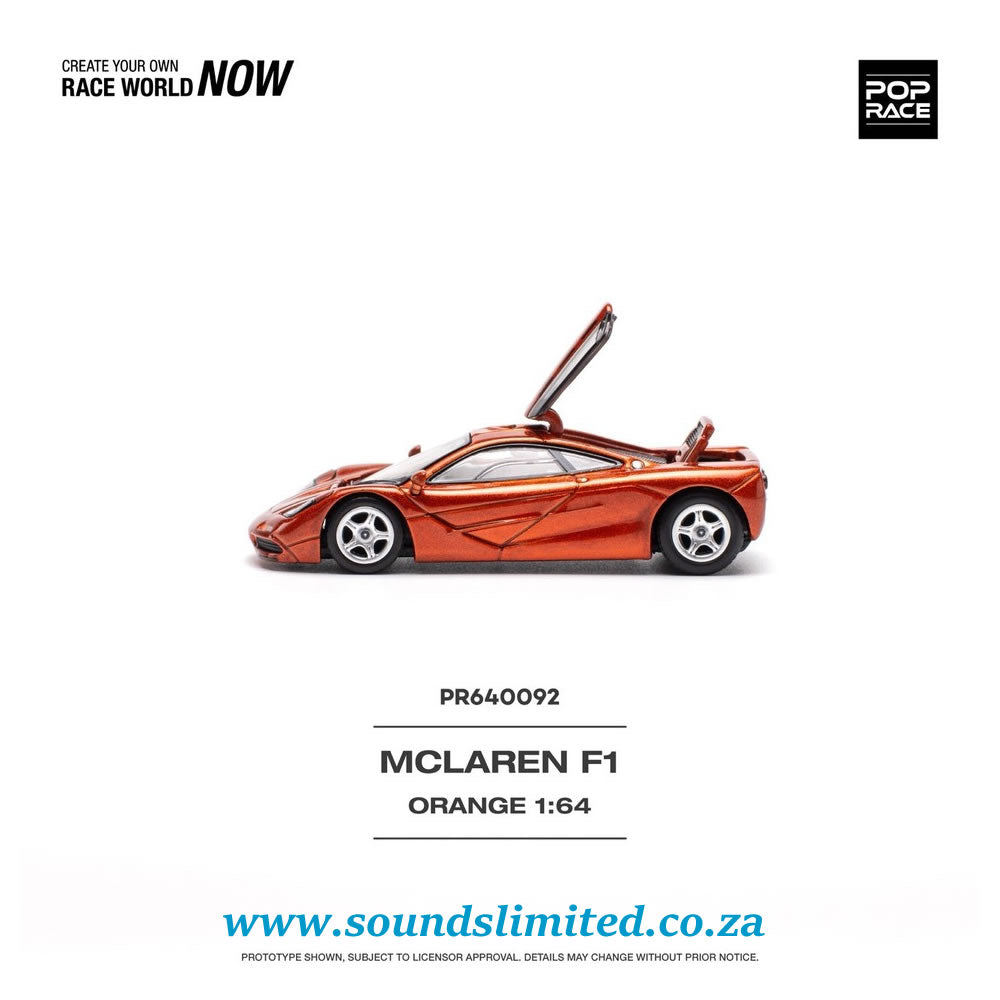 Pop Race McLaren F1 Orange 1/64 PR64-92