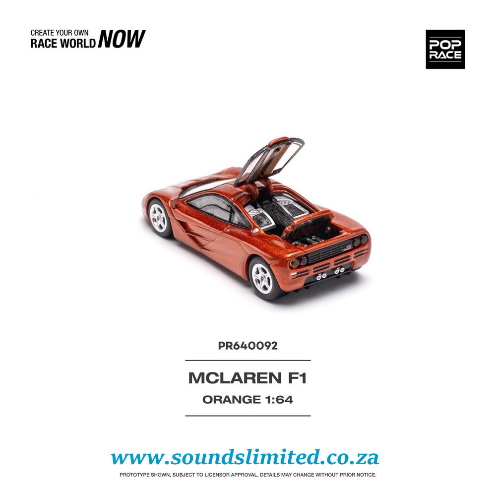 Pop Race McLaren F1 Orange 1/64 PR64-92