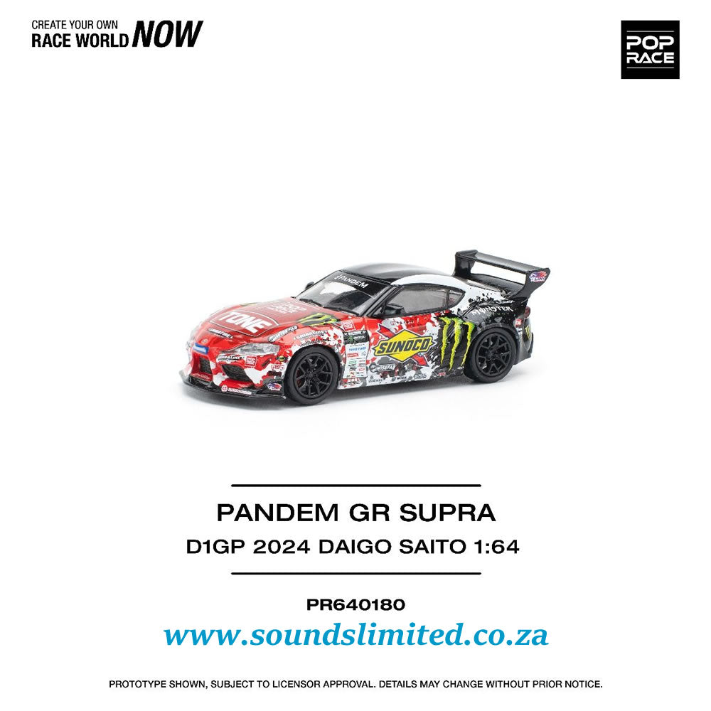Pop Race Pandem GR Supra D1GP 2024 Daigo Saito PR64-180