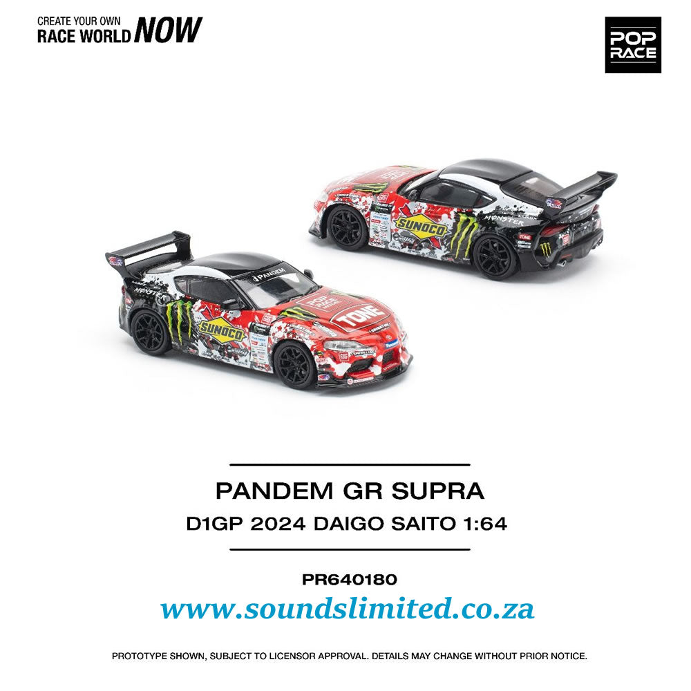 Pop Race Pandem GR Supra D1GP 2024 Daigo Saito PR64-180