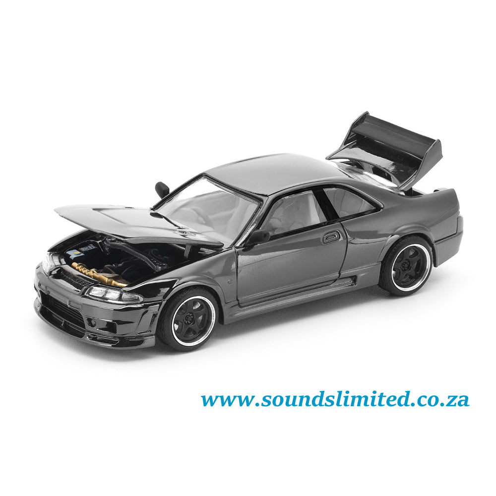 Pop Race R33 GT-R Dark Chrome PRDC003