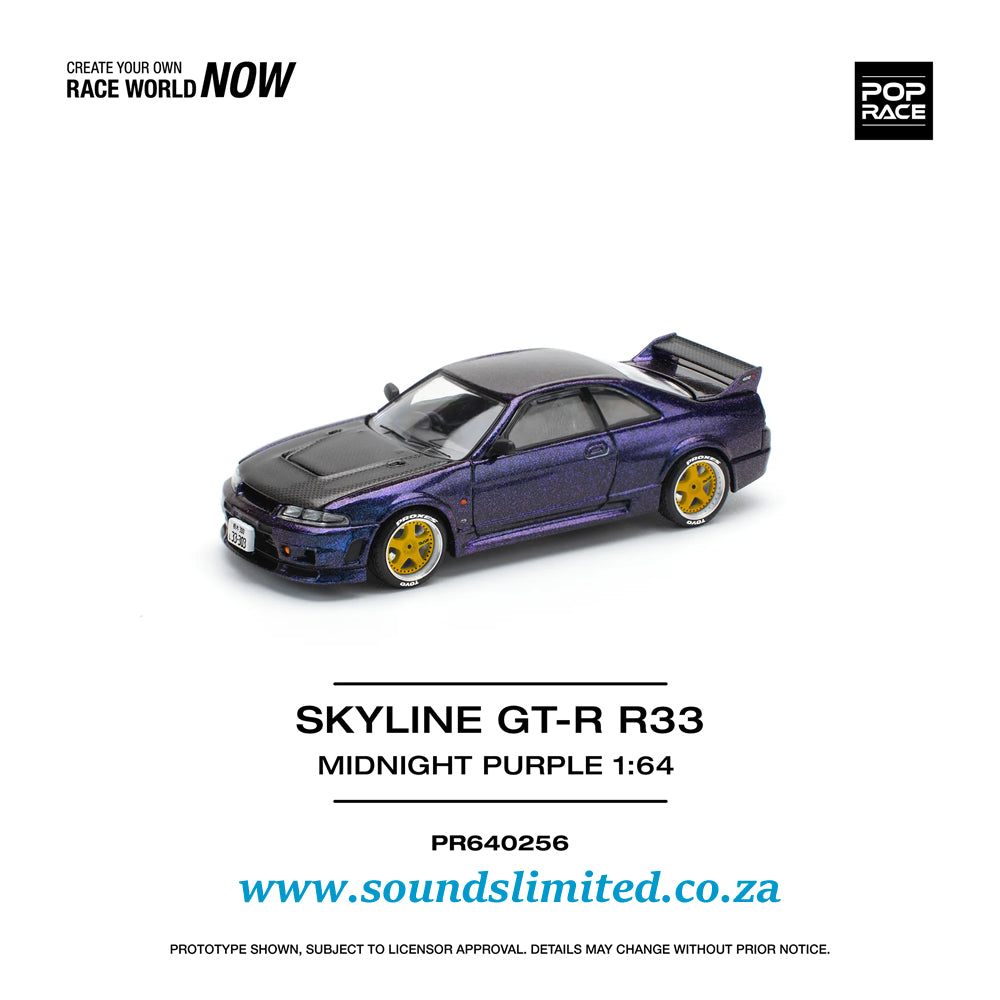 Pop Race Skyline GT-R R33 Nismo PR64-256