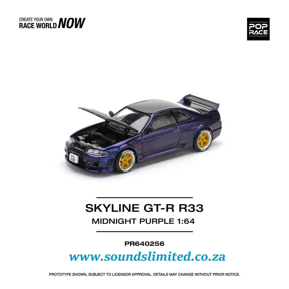Pop Race Skyline GT-R R33 Nismo PR64-256