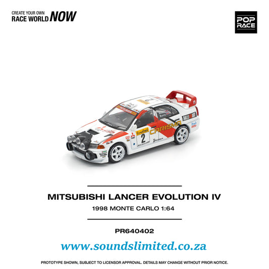 Poprace Mitsubishi Lancer Evolution IV 1998 Monte Carlo Rally PR640402
