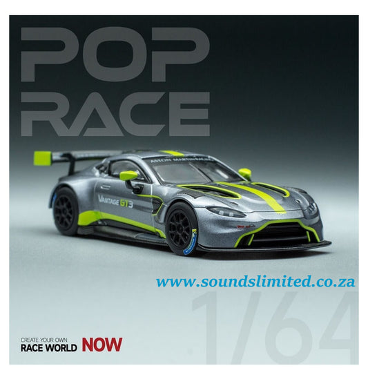 Pop Race 1/64 Aston Martin Vantage GT3 Presentation PR64-89