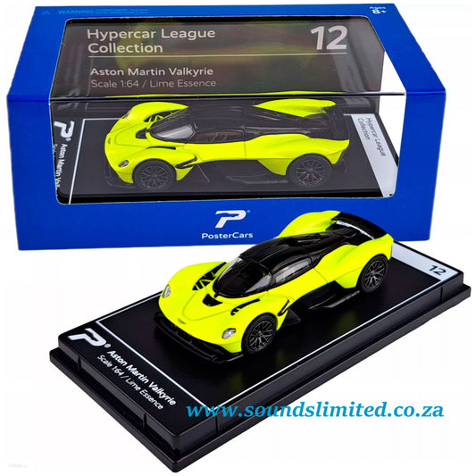 PosterCars Aston Martin Valkyrie Lime Essence (1/64) #12