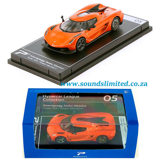 PosterCars Koenigsegg Jesko Absolut Orange (1/64) #5