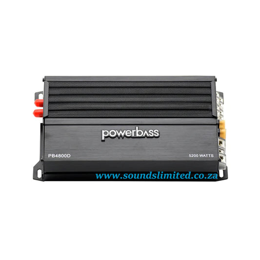 PowerBass PB4800D - Mini 5200w 4 Channel Amplifier