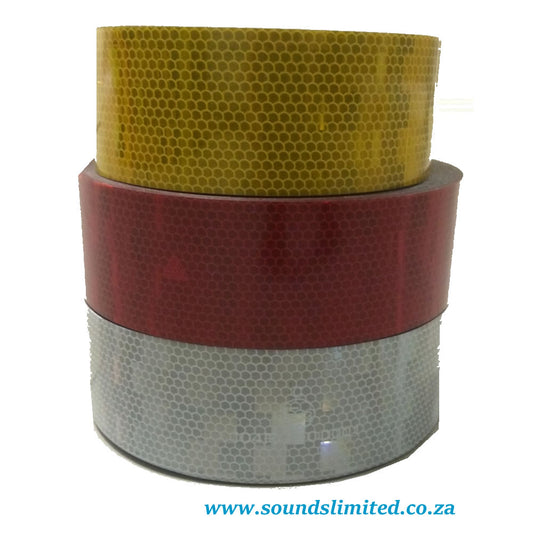 Reflective Tape - Approved 50mm x 1000mm (1m)