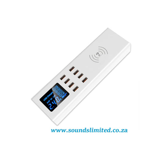 SL YC-CDA23W 8 Port USB Wireless Charger Station With LCD Display