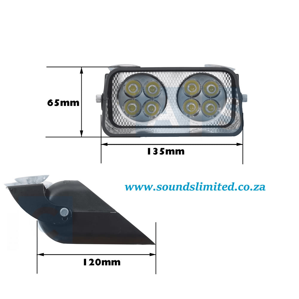 SL R1-017C LED Windscreen Warning Lights Clear (CPF)