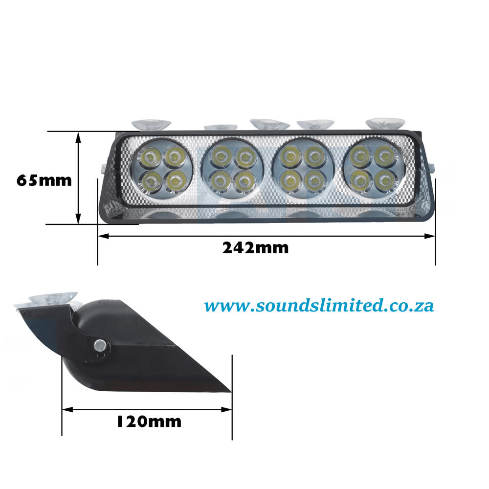 SL R1-018C LED Windscreen Warning Lights Clear (CPF)