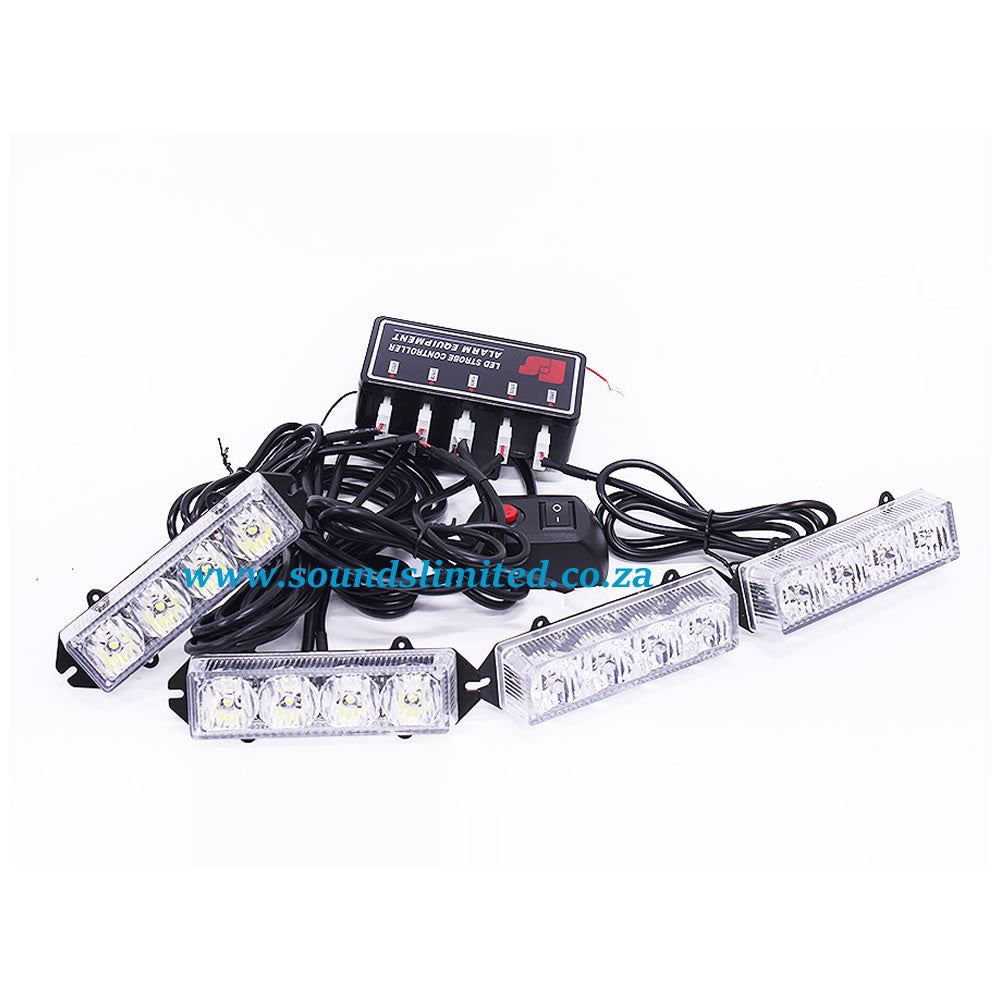 SL Universal Grill Mounted Emergency Strobelight Set (4 light kit) CPF