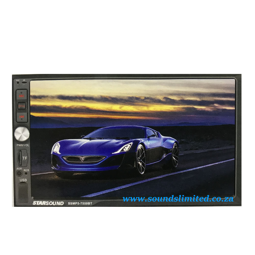 Starsound SSMP5-7550BT 7″ Double Din MP5 Multimedia Player