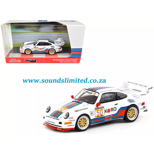 Schuco & Tarmac Works Porsche 911 Turbo S LM GT #50 "Martini Racing"