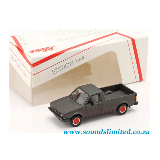 Schuco Volkswagen VW Caddy Pick-Up mat grey metallic 1:64