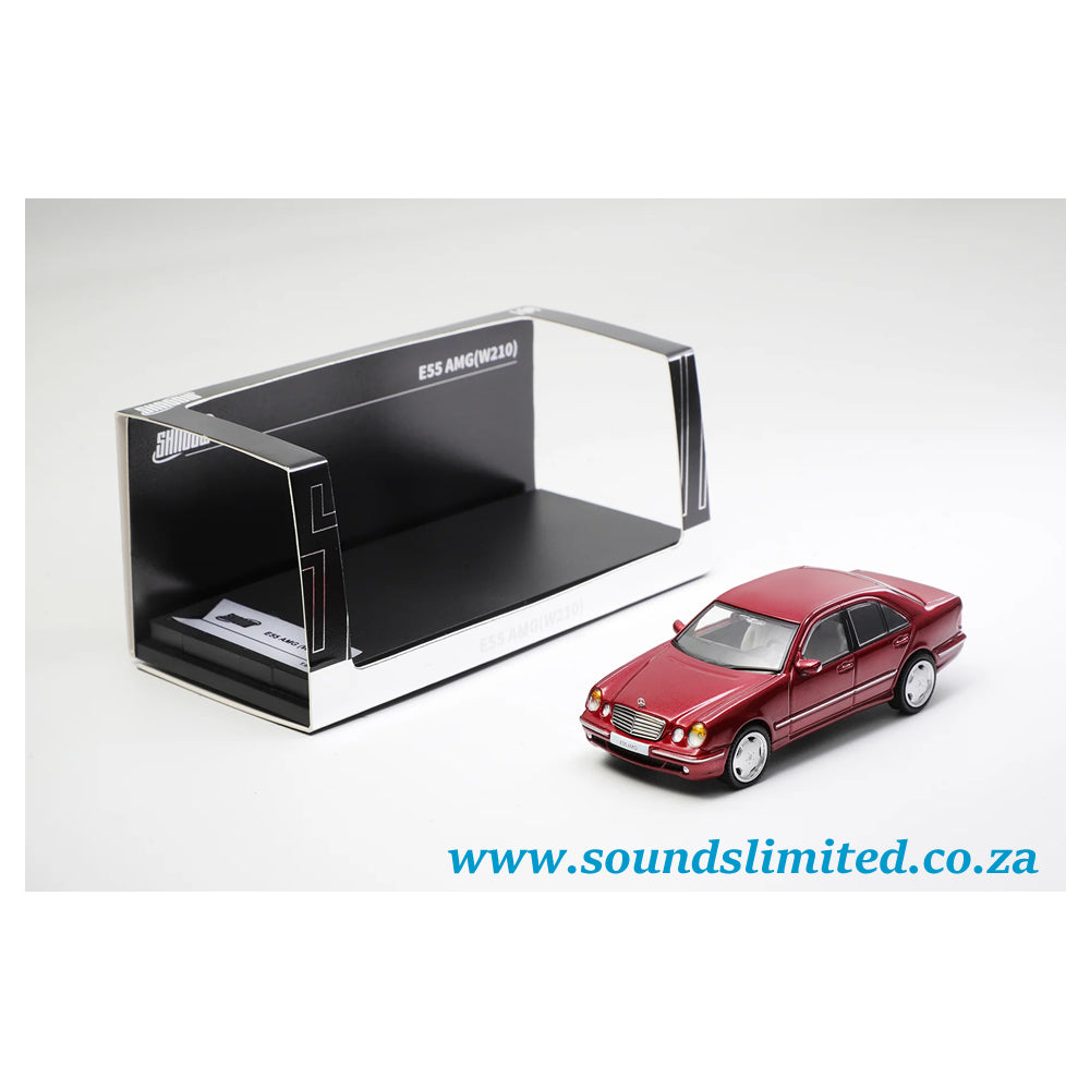 Shadow E55 Mercedes-Benz AMG W210 Red (Burgundy) #272 Diecast model car LL-043-272