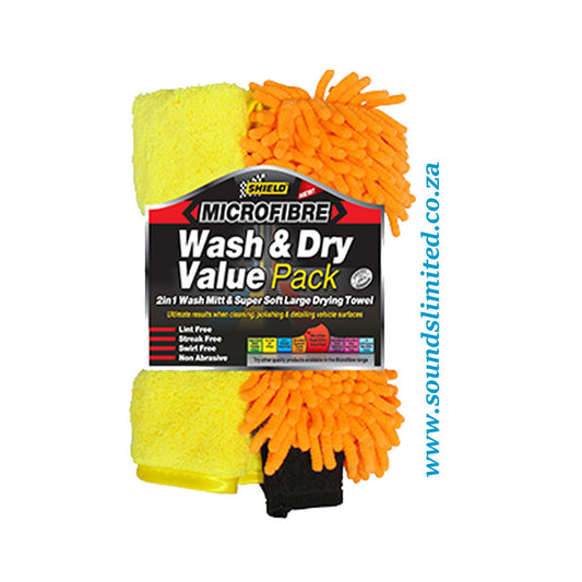 Shield Microfibre Wash & Dry Value Pack SH390